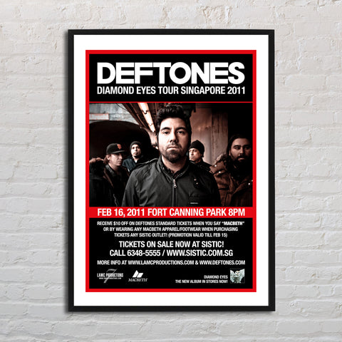 Deftones Diamond Eyes Tour 2011